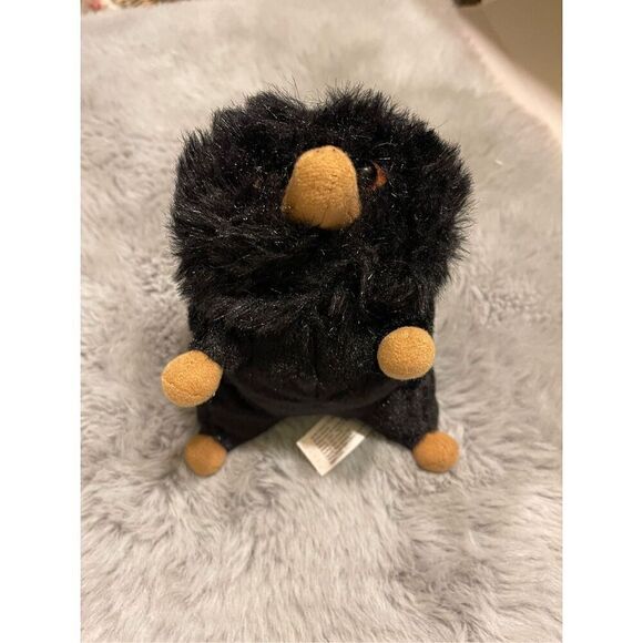 Fantastic Beasts Baby Niffler 7” Black Furry Plush - Picture 1 of 6